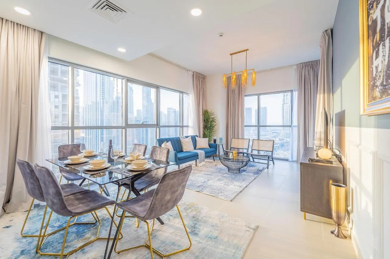 Spacious Art Deco Apt With Burj & Canal Views Dubai Emirati Arabi Uniti