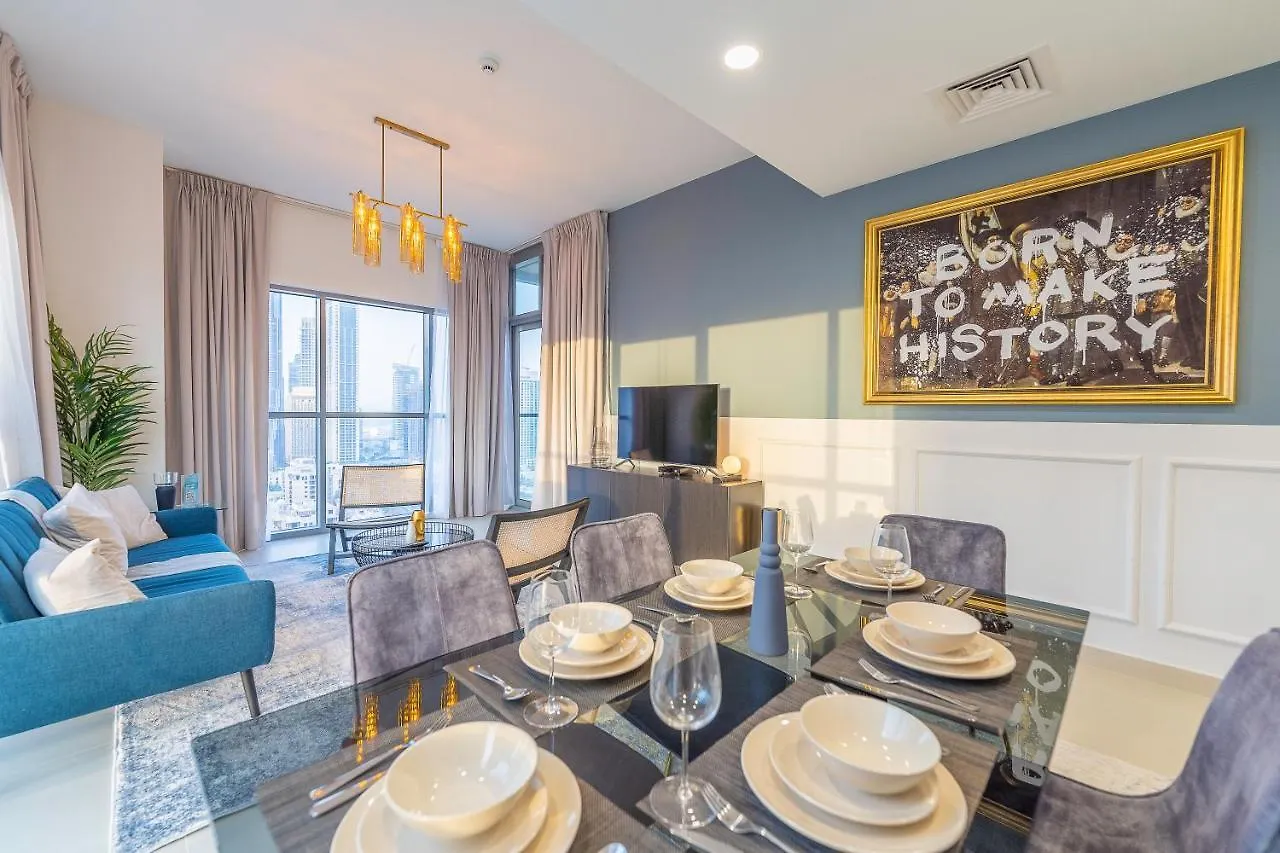 Spacious Art Deco Apt With Burj & Canal Views Dubai Forenede Arabiske Emirater